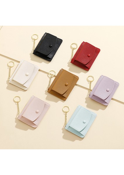 Anahtarlık Bayan Para Cüzdanı Sevimli Öğrenci Çoklu Kart Yuvası Fermuarlı Küçük Kart Tutucu (Yurt Dışından) fiyatları