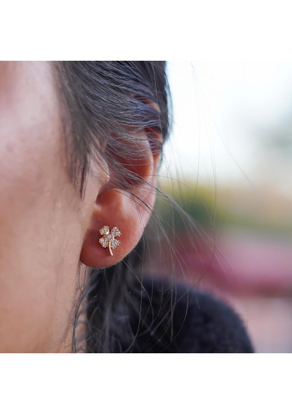 Taşlı Yonca Küpe fiyatları