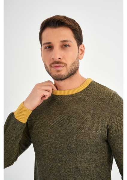 Bisiklet Yaka Regular Kalıp Casual Kazak