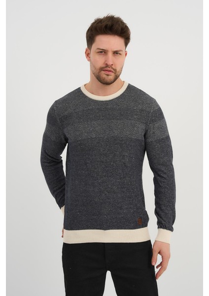 Bisiklet Yaka Regular Kalıp Casual Kazak