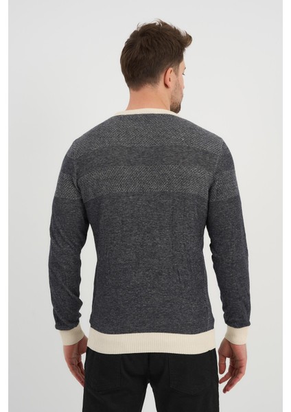 Bisiklet Yaka Regular Kalıp Casual Kazak