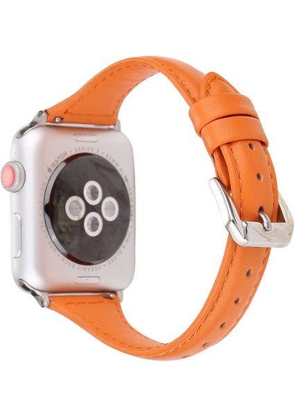 ​​​watch 40MM Uyumlu Krd-28 Deri Kordon Zore - Pembe