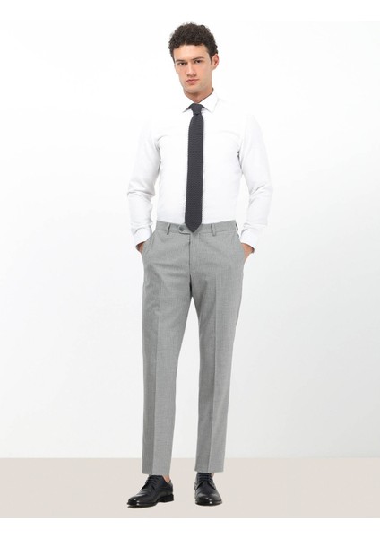 Beyaz Düz Slim Fit Dokuma Klasik Pamuk Karışımlı Gömlek fırsatları