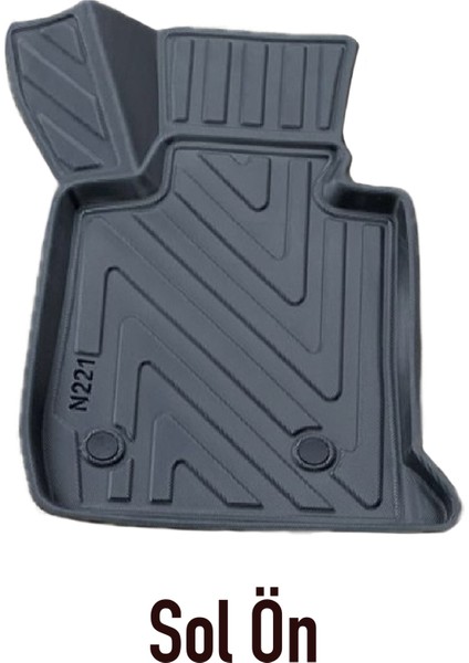 Newdeco Bmw 3 Serisi F31 2012-2019 Için 5,5d Carbon Style Havuzlu Paspas - Tpe Malzeme