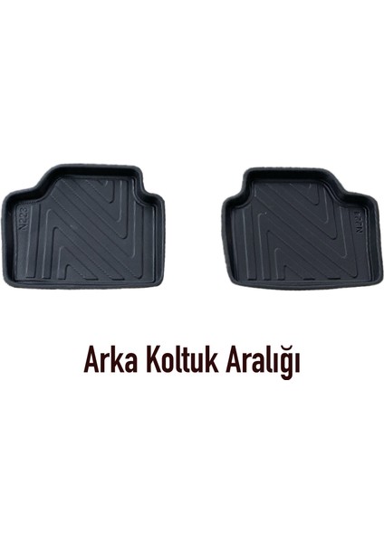 Newdeco Bmw 3 Serisi F31 2012-2019 Için 5,5d Carbon Style Havuzlu Paspas - Tpe Malzeme