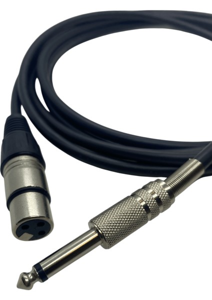 Rhn SXJD3 Enstrüman Kablo Mono Jak - XLR Dişi 3 Metre