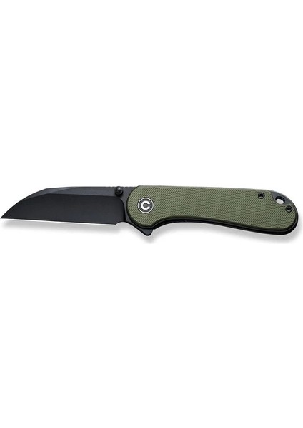 Elementum Flipper & Thumb Stud Knife Green G10 Handle Çakı