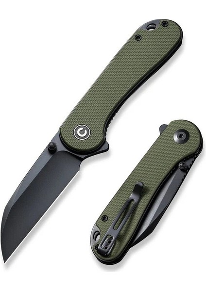 Elementum Flipper & Thumb Stud Knife Green G10 Handle Çakı fiyatları