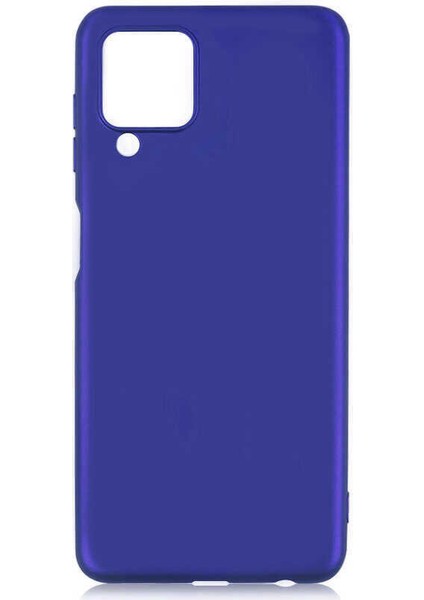 Galaxy M32 Kılıf Zore Premier Silikon Kapak-Saks Mavi