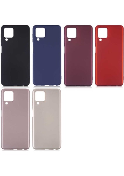 Galaxy M32 Kılıf Zore Premier Silikon Kapak-Saks Mavi