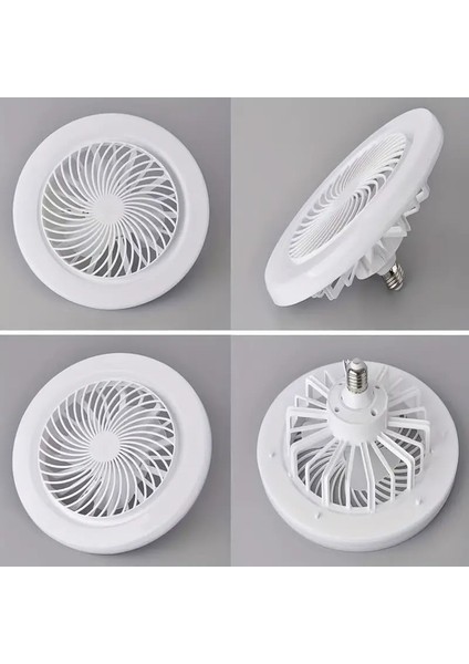 42 Watt Vantilatör 3 Kademe Hız Dimlenebilir 3 Renk LED Işıklı Cata Poyraz Kumandalı Fan LED Ampul