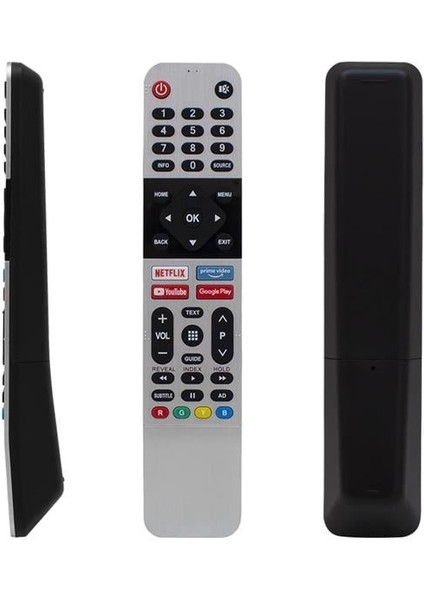 Arçelik-Beko-Grundıg Netflıx-Youtube-Prıme Vıdeo-Google Play Tuşlu Ses Komutsuz LCD LED Tv Kumanda