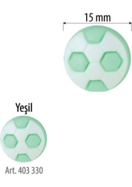 Futbol Topu Şekilli Yeşil Renk 4 Adet 15 mm Bebek Düğme, Bebek Kazak, Yelek, Gömlek Düğmesi 403 330 fiyatları