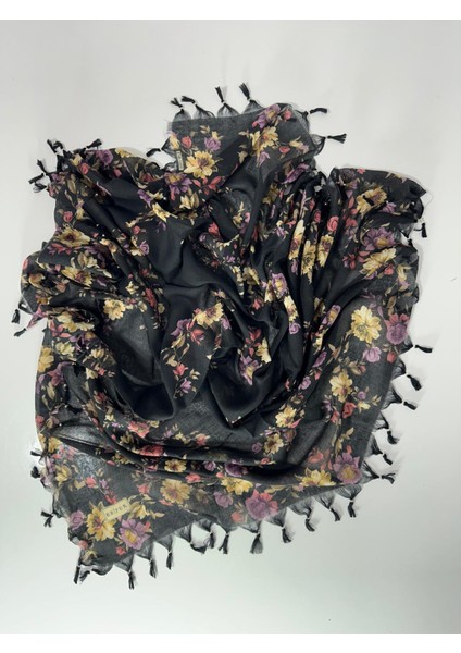 Sökme Boncuklu Pamuk Yazma - 95 x 95