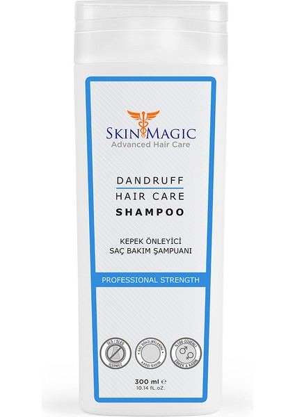 Anti-Dandruff Hair Care Shampoo Kepek Önleyici Saç Bakım Şampuanı 300 ml