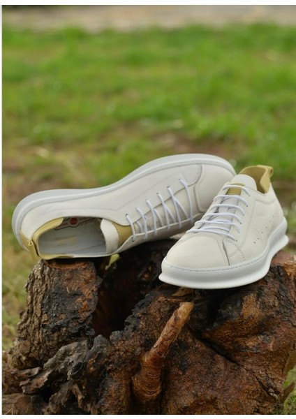 JF-5580 Erkek Yumuşak Deri Premium Sneaker Ayakkabı