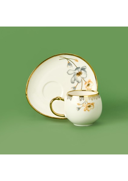 Jardim 12 Parça Porselen Kahve Fincan Seti - Renkli fırsatları