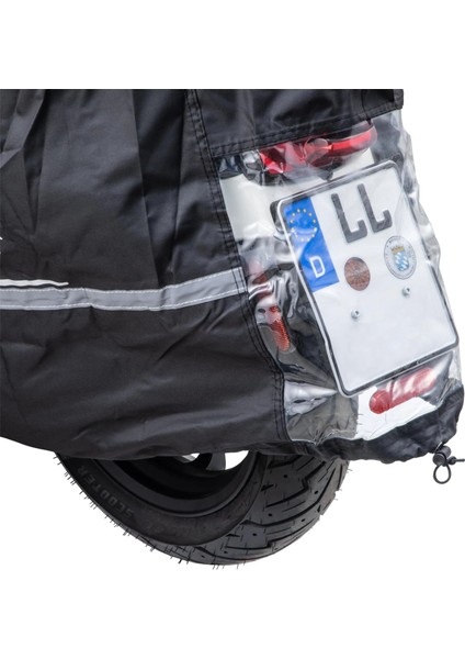 Vespa Et4-Lx-Px-Primavera-Sprint Branda Dış Mekan *siyah* (Top Case ve Cam Uyumlu) L / Sıp
