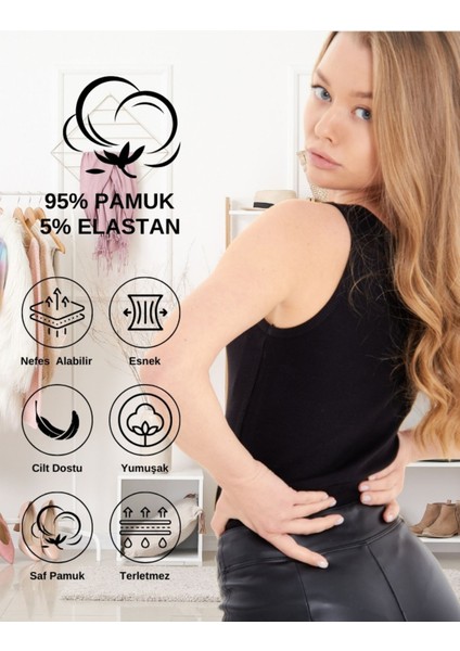 Kaşkorse Kalın Askılı Body Atlet, Fitilli Kumaş, Likralı, Siyah Badi, 927, Xl modelleri