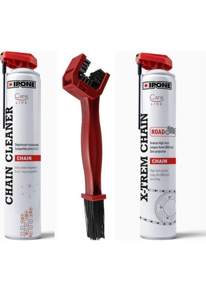 Chain CLEANER750ML+IPONE Chain Road 750ML+ZINCIR Temizleme Fırçası