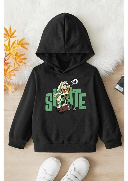 Only Trendwear Çocuk All Day Rabbit Baskılı Sweatshirt