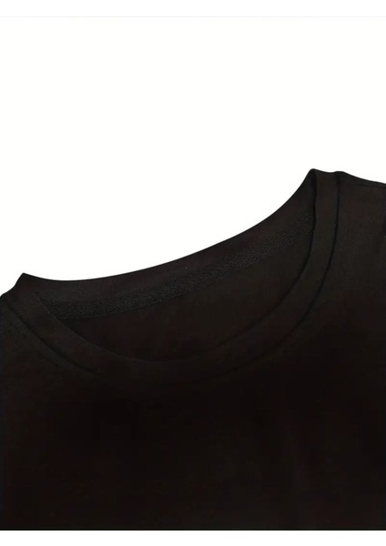 Erkek One Love Baskılı Oversize T-Shirt Salaş