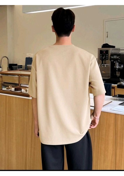 Erkek Great Mınds Have Purpose Basklı T-Shirt Yeni Sezon Oversize Salaş (1004) modelleri