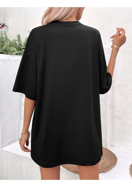 Kadın The Sunshine Baskılı Tasarım Tshirt Oversize Salaş fiyatları