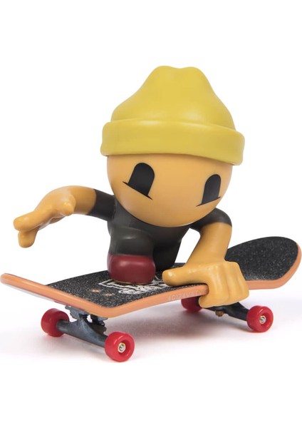Sk8 Crew Figürlü Parmak Kaykayı S1 - Sarı Şapkalı