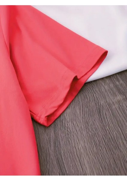 Minimal Kalp Baskılı Siyah Oversize T-Shirt fırsatları