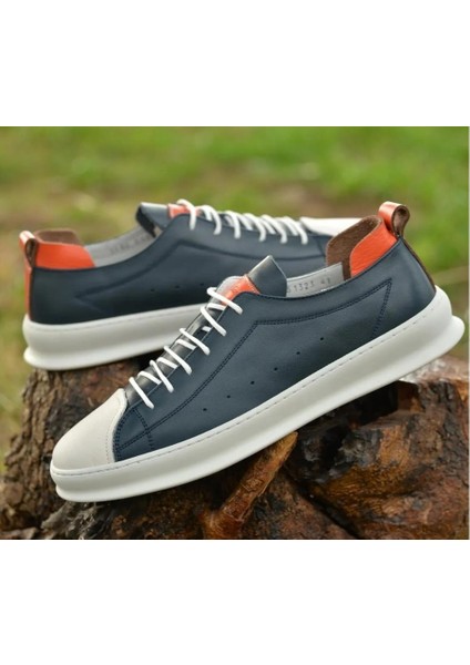 JF-5580 Erkek Yumuşak Deri Premium Sneaker Ayakkabı modelleri