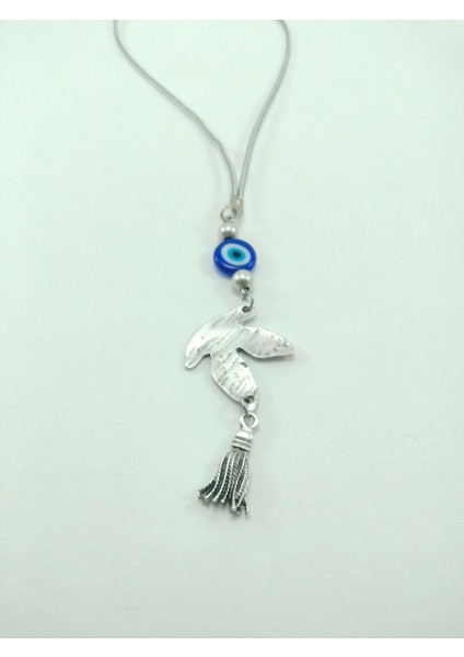 Nazar Boncuğu Metal Ucan Kus Araba Dikiz Ayna Süsü Hediyelik modelleri