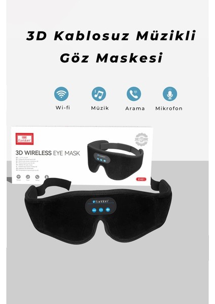 EM01 Bt 3D Ses Özellikli Kablosuz Göz Maskesi fiyatları