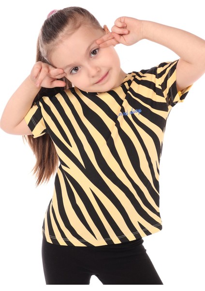 Kız Çocuk Baskılı Tişört