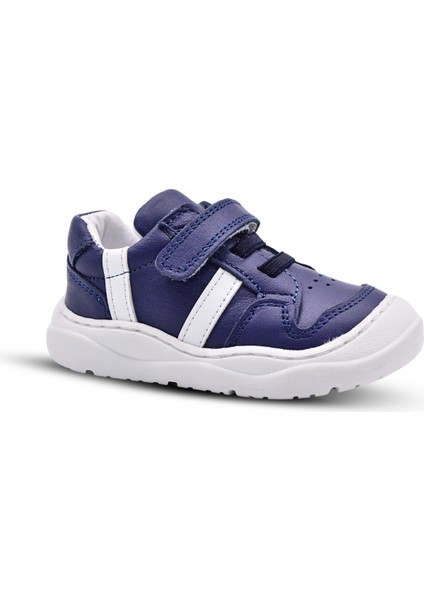 Toms Deri Erkek Bebek Günlük Ayakkabı Lacivert