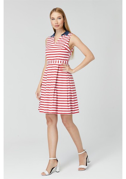 Çizgili Penye Elbise fiyatları