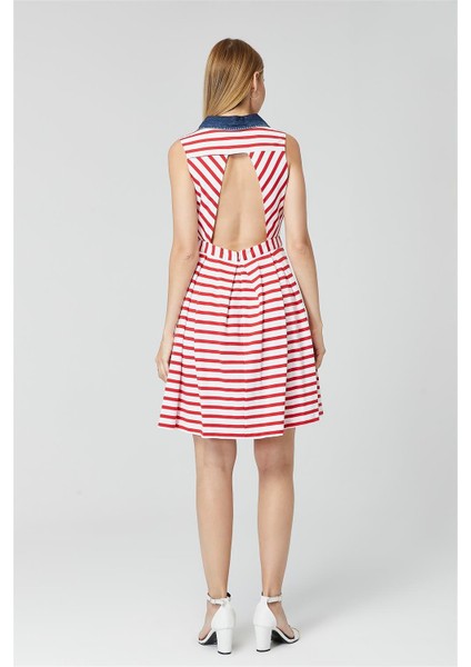 Çizgili Penye Elbise fırsatları