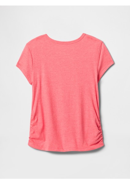 Kız Çocuk Pembe Gap Logo T-Shirt modelleri