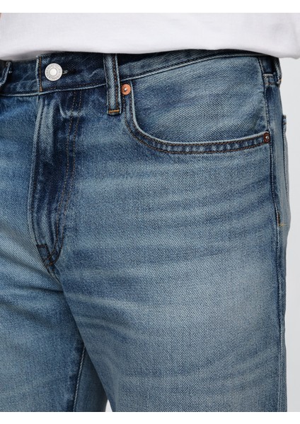 Erkek Mavi Ultrasoft Straight Jean Pantolon