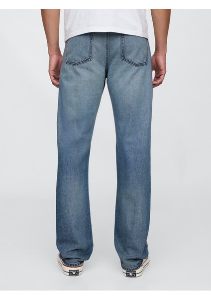 Erkek Mavi Ultrasoft Straight Jean Pantolon