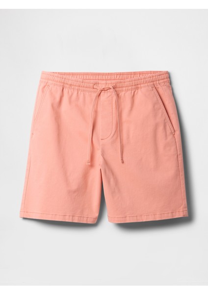 Erkek Pembe Twill Şort