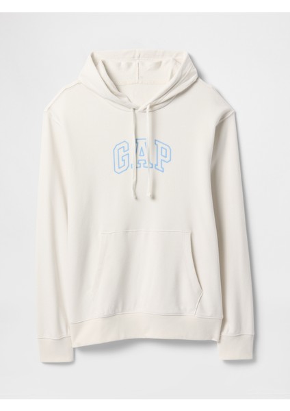 Erkek Beyaz Logo Fransız Havlu Kumaş Sweatshirt fiyatları