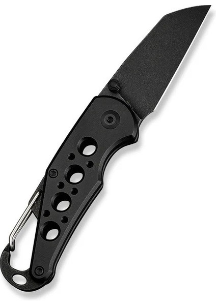 Pragma Thumb Stud & Button Lock Knife Black Aluminum Handle With S/s Carabiner & Bottle Opener Nitro-V Çakı modelleri