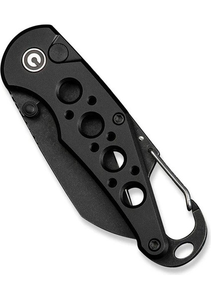 Pragma Thumb Stud & Button Lock Knife Black Aluminum Handle With S/s Carabiner & Bottle Opener Nitro-V Çakı indirimleri