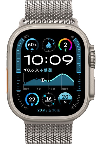 Apple Watch 10 Serisi 42MM - 38/40/41MM Kordon Titanyum Kelebek Klipsli Milano Loop 121