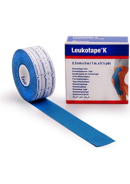 Leukotape K 2,5cm x 5m Bsn Kinesiotape Mavi