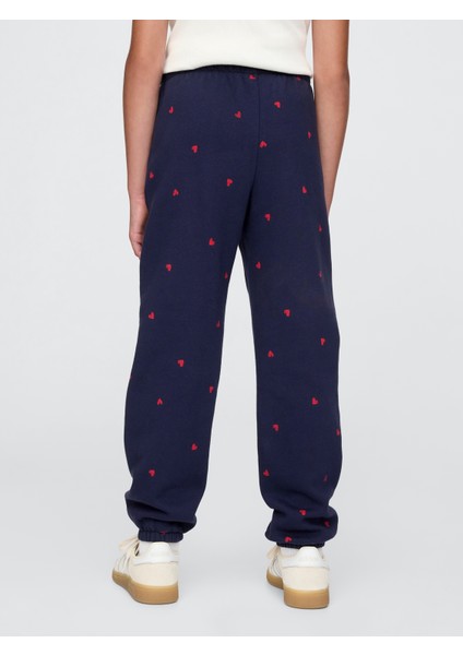 Kız Çocuk Lacivert Gap Logo Relaxed Fransız Havlu Kumaş Jogger Eşofman Altı fırsatları