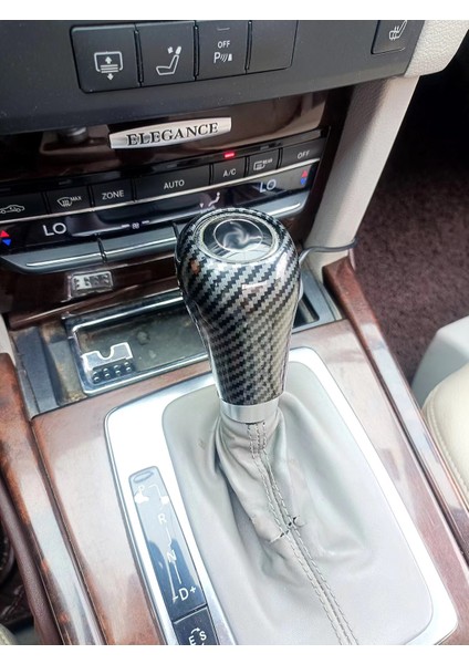 Mercedes Için Vites Topuzu Karbon Trim W203 W203 W211 W212 Glk modelleri