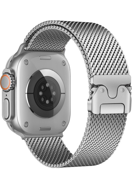 Apple Watch 7/8/9 45mm Kordon Titanyum Kelebek Klipsli Milano Loop 121 fiyatları