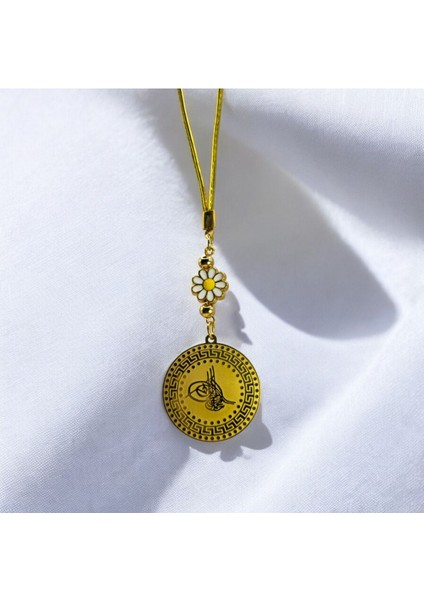 Dikiz Ayna Süsü, Çelik Tuğra Uç Altın Kaplama Papatya Yeni Araba Hediyesi fiyatları